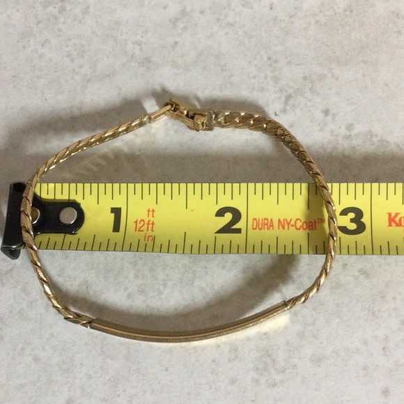 Avon Gold chain bar link bracelet - Picture 7 of 10